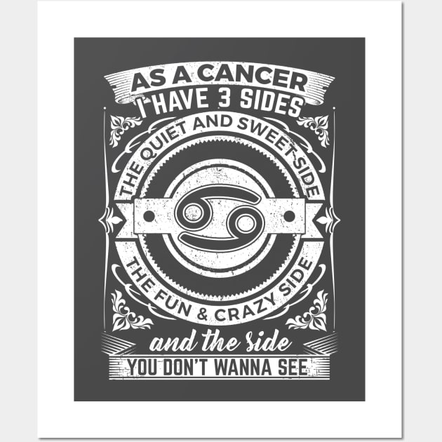 Cancer - 3 Sides Wall Art by obet619315